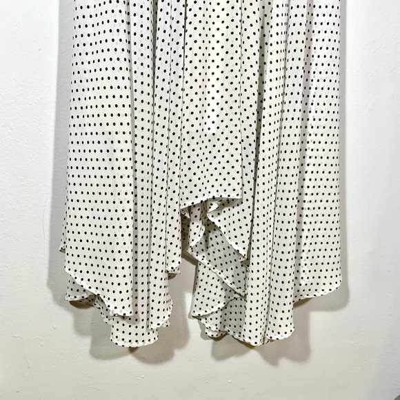 Free People Mini Black Polka Dot Maxi Skirt XS - Picture 5 of 6